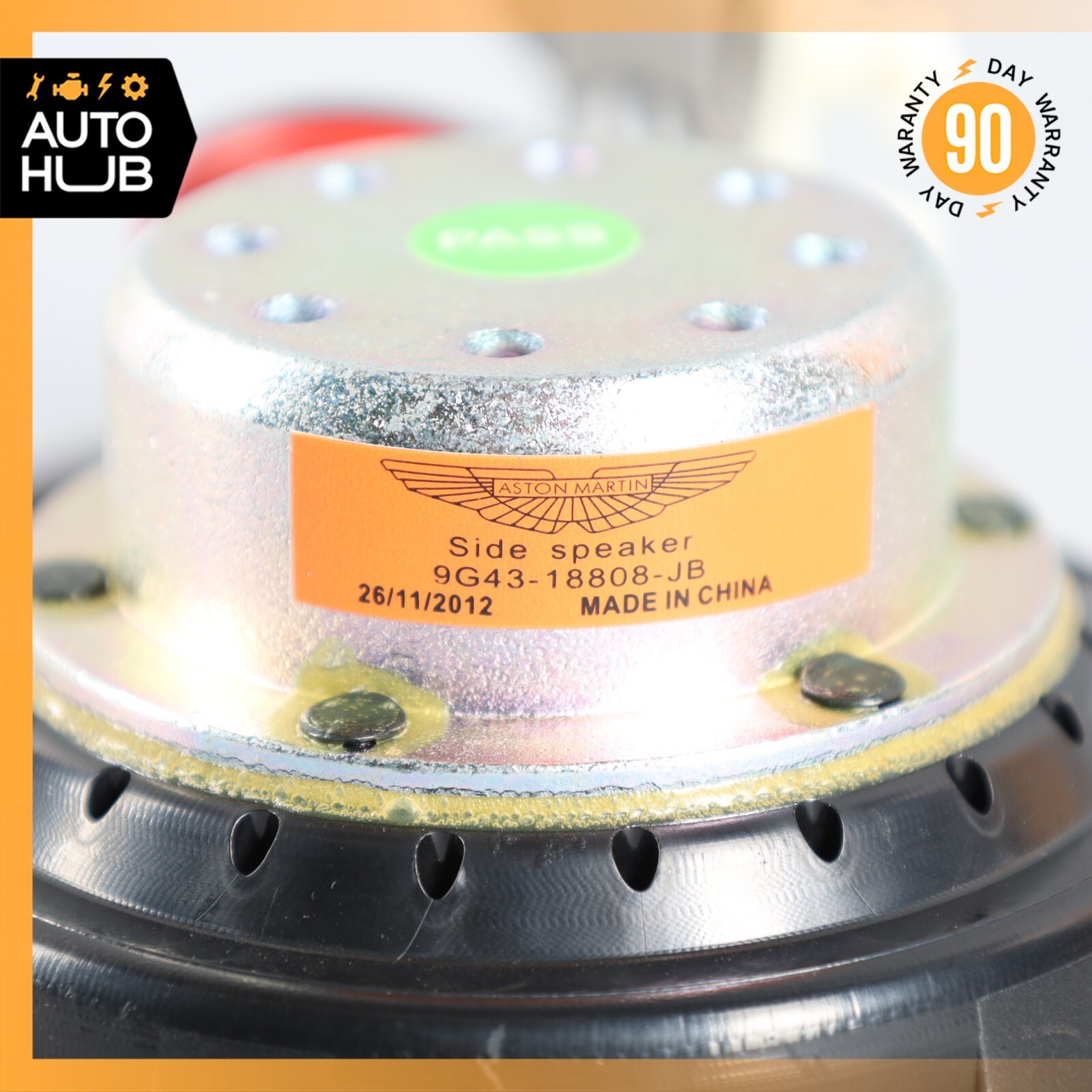 2014 Aston Martin DB9 Front or Rear Door Audio Speaker 9G4318808JB OEM