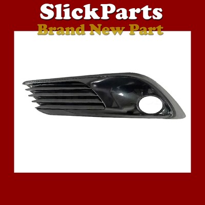 fits TOYOTA AURIS FOG LAMP GRILLE  2015 2016 2017 2018 19 WITH BLACK FRAME NSF
