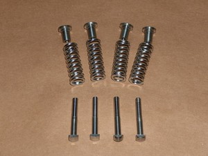 TRIUMPH PRE UNIT 350 500 650 UNIT 350 500 BRASS CLUTCH NUT SET ALSO BSA 4 SPRIN