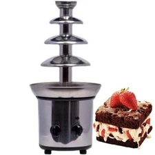 Stainless Steel Chocolate Fountain Machine Chocolate Warmer For Festive Party