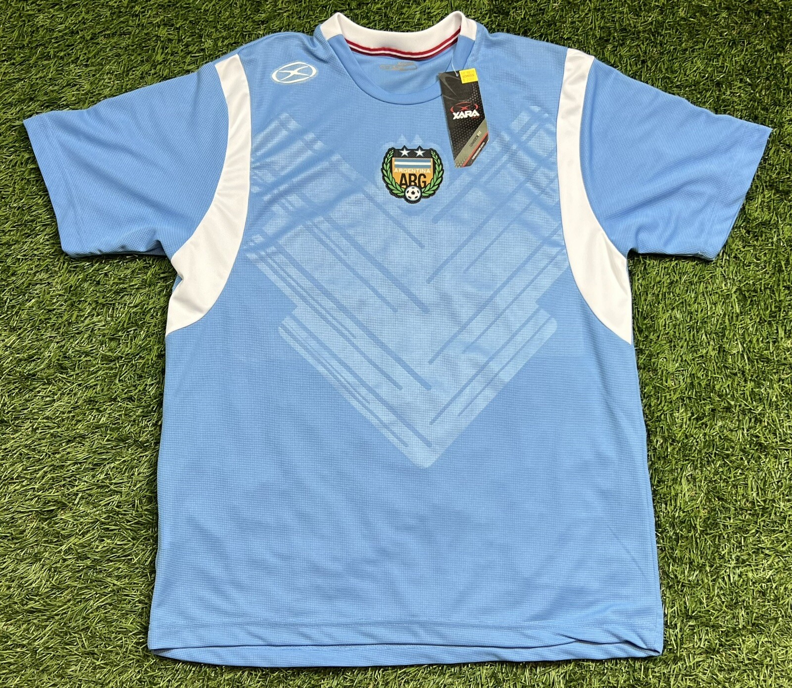 XARA Argentina Soccer Jersey Men's M Blue Blank NWT