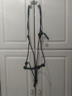 1/4'' STIFF ROPE WARMBLOOD 4-KNOT TRAINING HALTER FOR ANDERSON METHOD