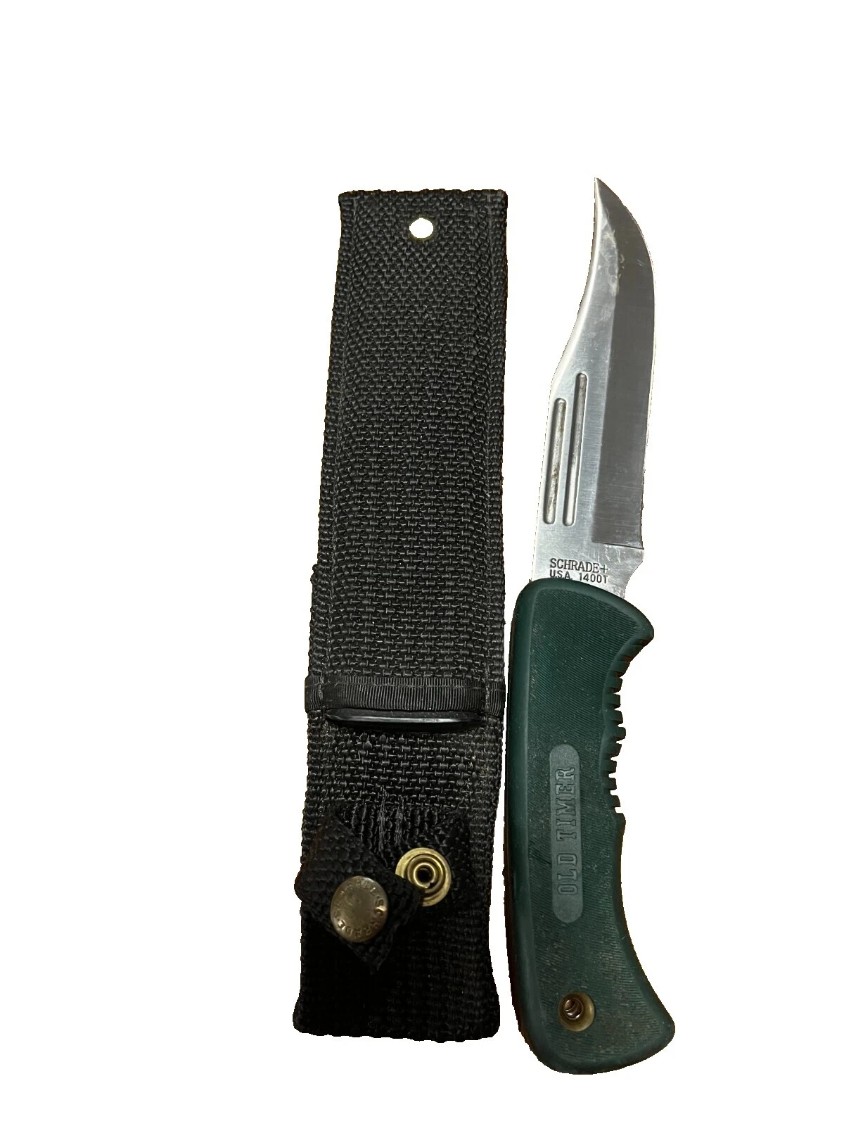 Schrade Plastic Handle Survival Collectible Fixed Blade Knives