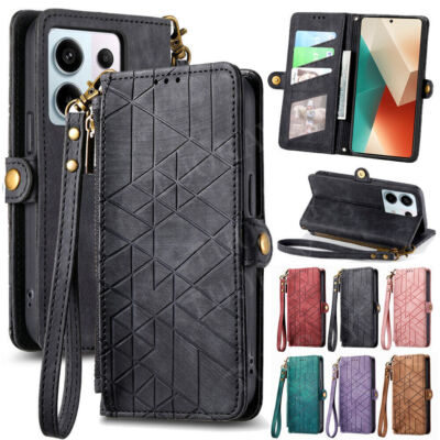 Für Xiaomi Redmi Note 13 12 Pro Plus 5G 4G 11 13C 12C K60 K50 Leder Handy Hülle