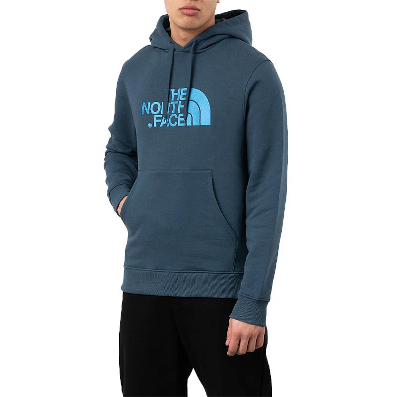 North face drew peak hoodie blue clearance