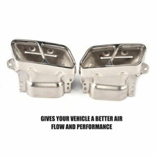 Rear Exhaust Pipes Muffler s for Benz S Class S300 S350 S400 S50006-13 W221 Tips