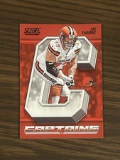 Joe THOMAS Cleveland BROWNS 🏈 2018 PANINI SCORE FOOTBALL * CAPTAINS * INSERT