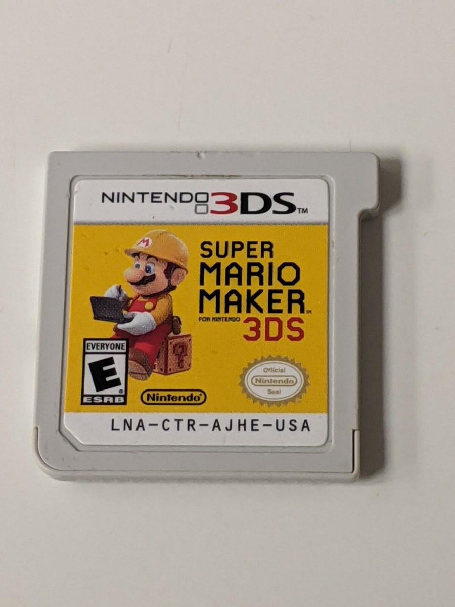 Super Mario Maker (3DS, 2016) - Cartridge only, tested working