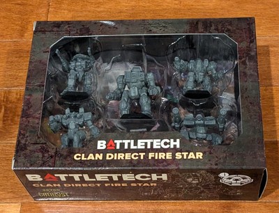 Battletech Mercenaries Kickstarter Clan Direct Fire Star NEW SEALED