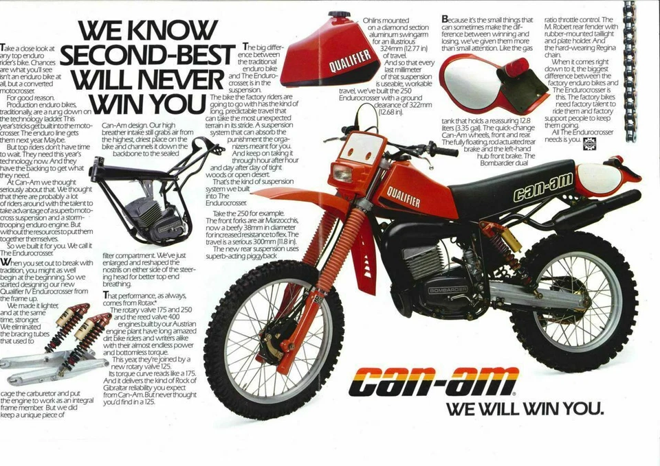 [A900] CUBIERTA DE ASIENTO CAN-AM CAN AM QUALIFIER IV 175 QUALIFIER III 250 1982 [ZCPS] Foto 2 de 4