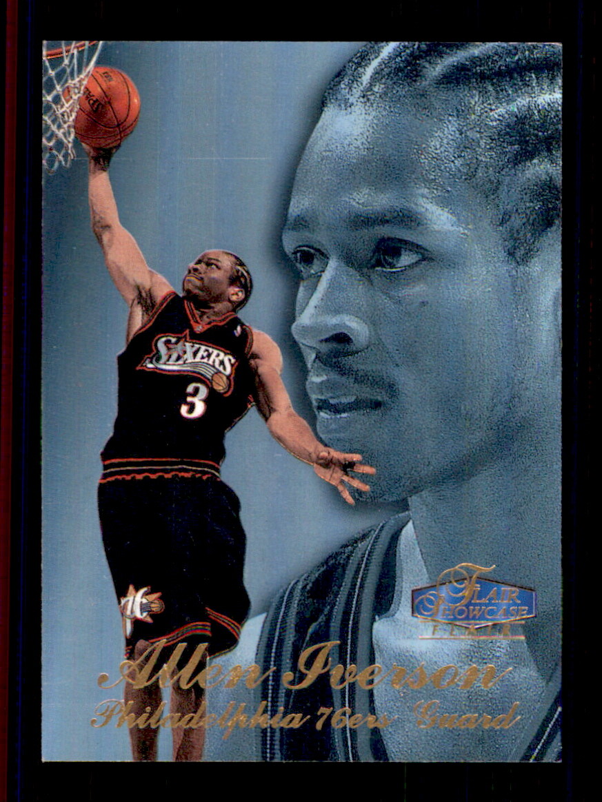 その他 ALLEN IVERSON  FLAIR FINAL EDITION 1997-98 Flair Showcase #3 Allen Iverson - Crease Free | eBay