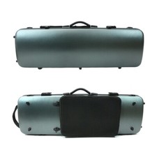 green 4/4 Violin Case Carbon Fiber Music Sheet Bag  Code lock Oblong Case