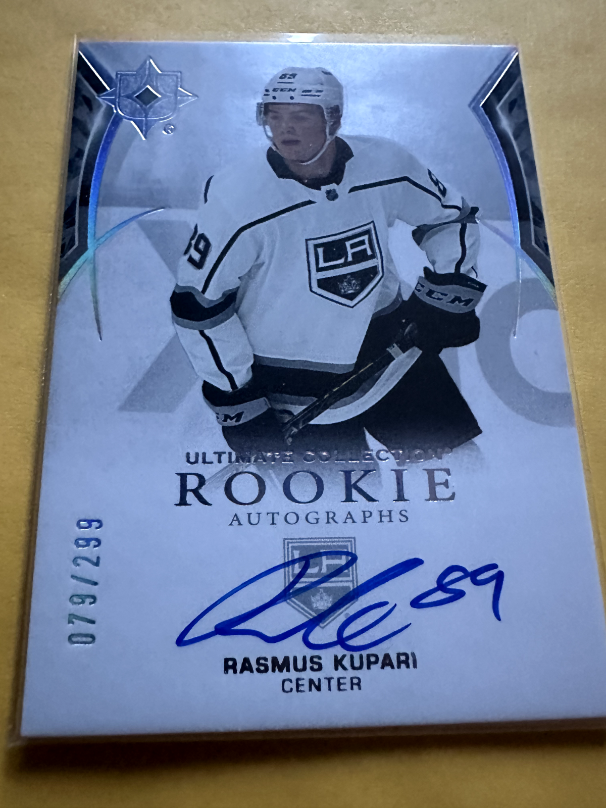 Rasmus Kupari 2021-22 UD Ultimate Collection Rookie Auto /299 #154
