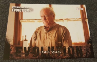 *2017 TOPPS*THE WALKING DEAD*EVOLUTION*BLACK SP #32/50*HERSCHEL GREENE*#72*NRMT*