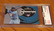 BO BICHETTE****2022 TOPPS Gem MINT 10****BLUE JAY--Generation NOW-Mad Dog GRADED