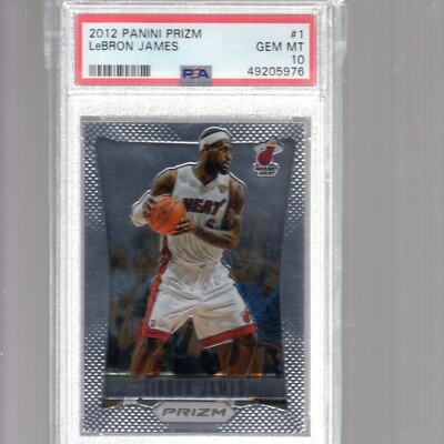 LeBron James 2012 Panini Prizm Card #1 PSA 10 1st Year Prizm | eBay