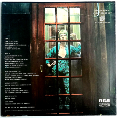 その他 LP David Bowie Rise And Fall Of Ziggy Stardust RVP6127 RCA Japan Vinyl /00260 David Bowie The Rise And Fall Of Ziggy Stardust And~ RCA RVP-6127