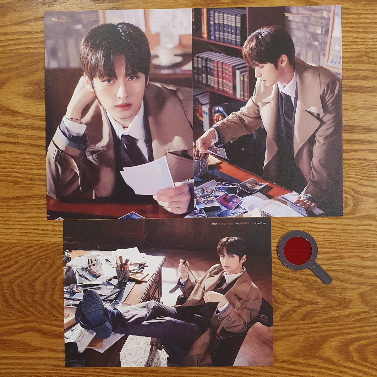 Lee Know Official Post Card & ID Card File Set Stray Kids 1st