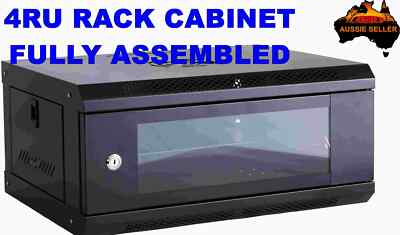 4RU 19 Inch Wall Mount Cabinet Server Rack Data 300mm Network 4U ...
