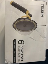 Telesin 6" Dome Port Waterproof Housing Case. For GoPro Hero 8 Camera New