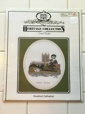 Hereford Cathedral England Counted Cross Stitch Chart Heritage Collection Hobby 