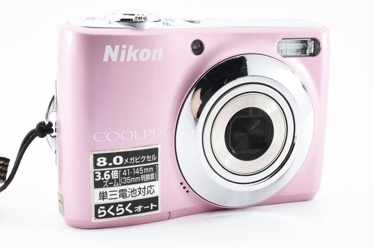 Nikon Coolpix L21 digital camera Pink English Languege From Nikon Coolpix L21 digital camera Pink English Languege From