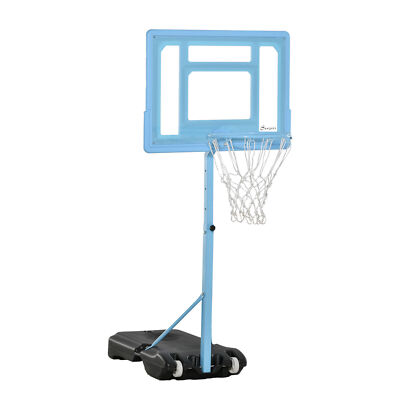 Poolside Basketball Hoop 5.25'-5.89'  Height Adjustable Pool Basketball System