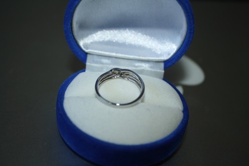 100% Genuine 9K Solid White Gold Natural Diamonds Eternity Ring Sz. 6 or L 1/2 - Picture 11 of 12