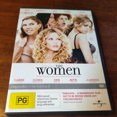 The Women (DVD, 2009) Bette Midler, Candice Bergen, Carrie Fisher, Meg Ryan
