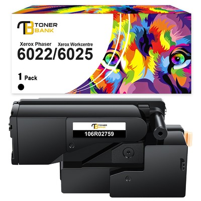 1x Schwarz Toner für Xerox Phaser 6020 6020BI 6022 Xerox WorkCentre 6025 6027