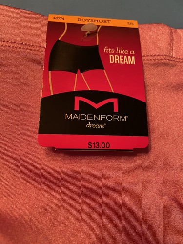 NUOVO! Mutandine pantaloncini da ragazzo Maidenform rosa sogno / piccole / taglia 5 / $ 13 - Foto 2 di 4
