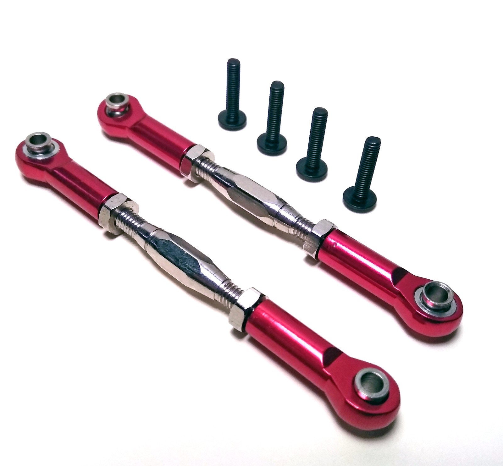 Aluminium Rear TieRod Red Turnbuckle For Traxxas Stampede Rustler