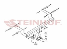 Anhängerkupplung passend für DACIA Logan I 09/2004-06/2008 starr