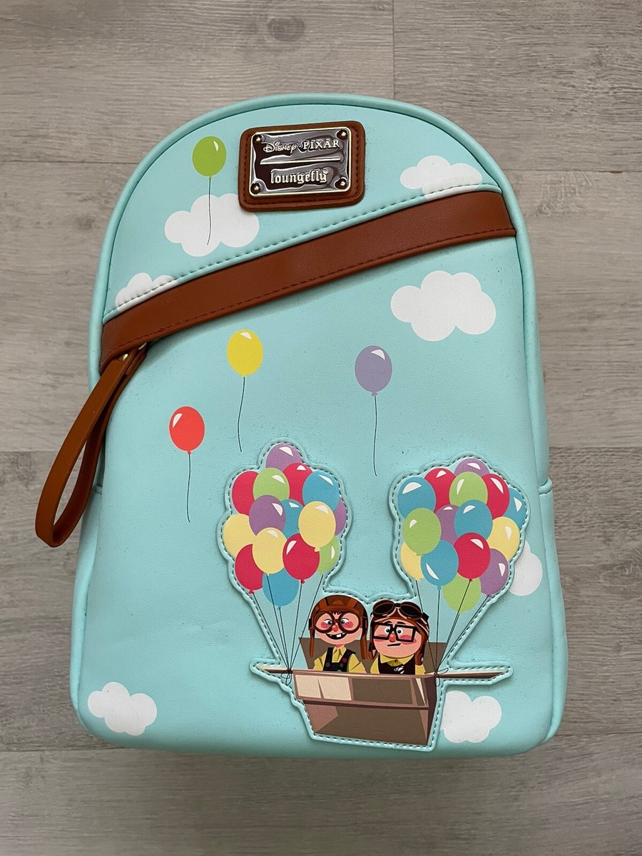 Loungefly Disney Pixar Up Carl Ellie Balloons Mini Backpack