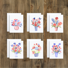 Set of 6 Independence Day Patriotic 4th of Ju...