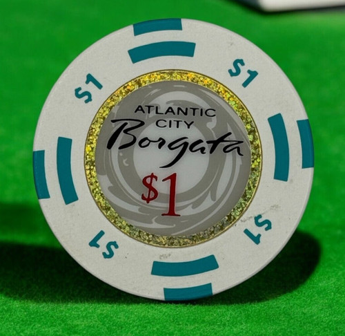 BORGATA CASINO ATLANTIC CITY $1 CASINO CHIP CHEQUE