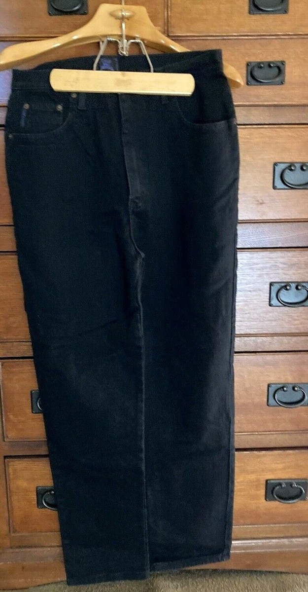 Vintage 90's Code Bleu Jeans Denim Womens Black Metal Code Bleu