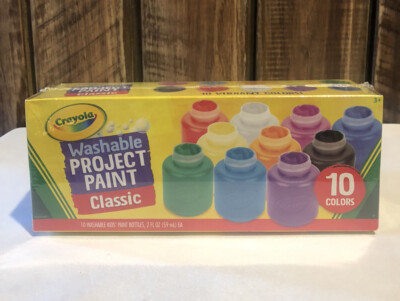 Crayola Washable Project Paint Classic For Kids Crafts