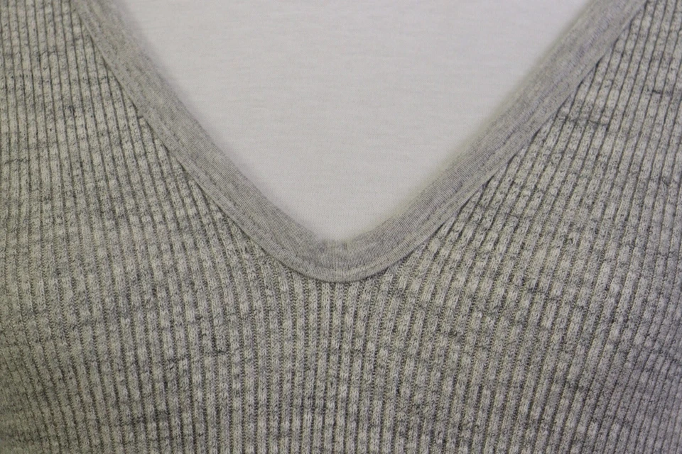 Vestido sin mangas suéter estándar James Perse gris mezcla de algodón liso talla 3 Foto 4 de 4