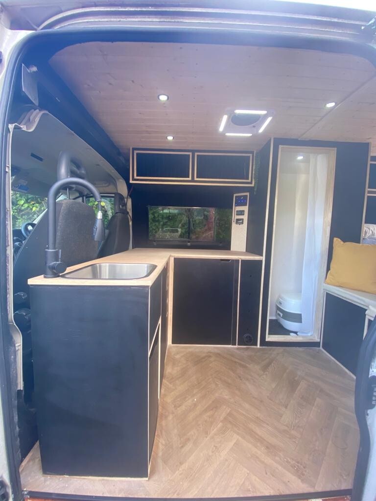 Fiat Ducato Campervan Self Build Shower Room Off Grid eBay