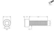 10-32 Socket Head Cap Screws Allen Hex Drive Stainless Steel Bolts All Lengths