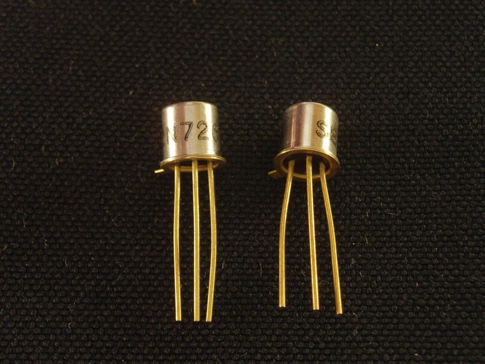 Transistor Gold Vintage Gold Plated Transistors, See List, Most Mil-Spec, 100% ...