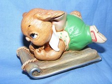 Pendelflosse Schlitten grün Weihnachtsstück...
