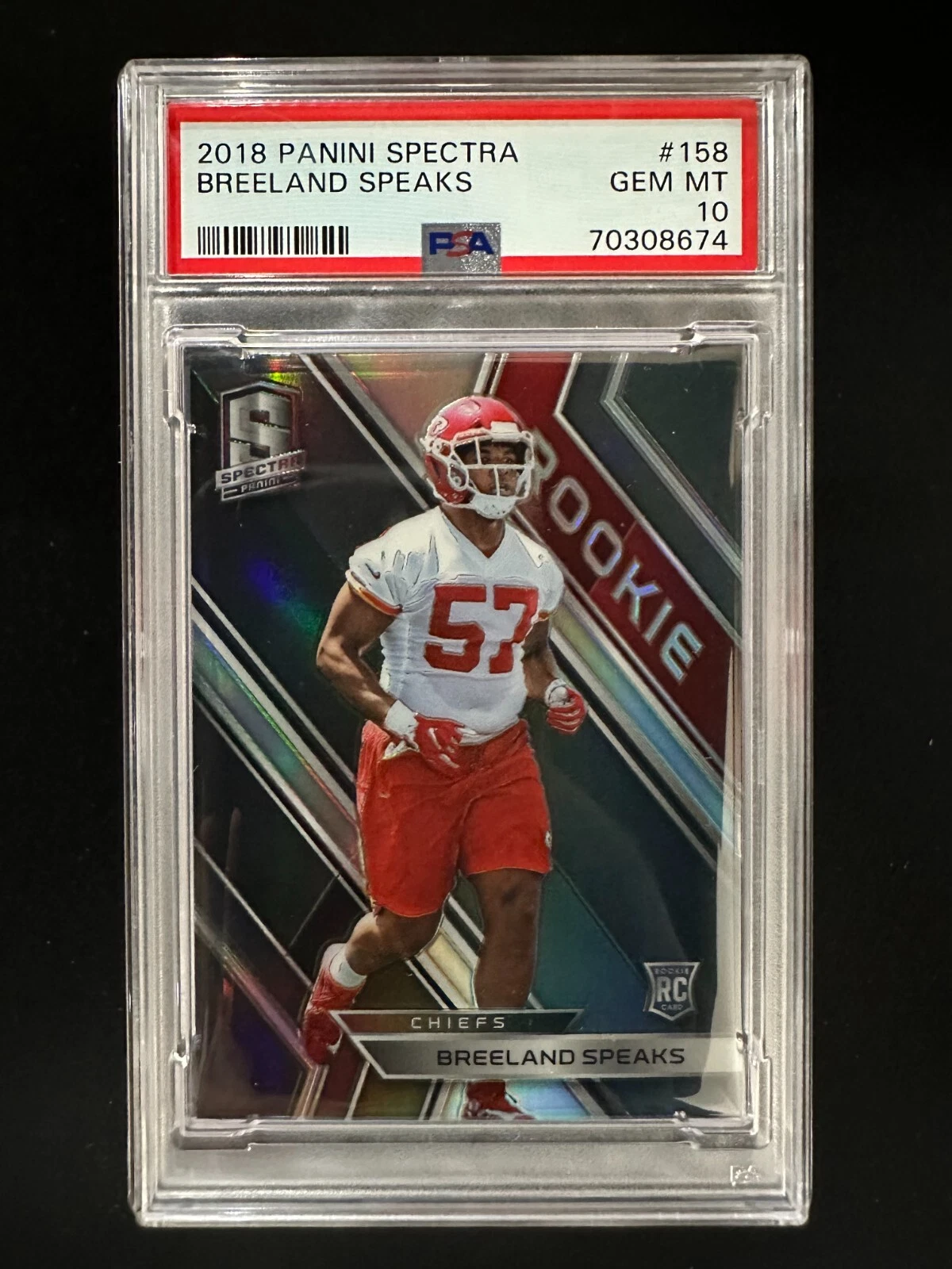 Breeland Speaks Panini Spectra #158 Base