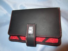 Nintendo DS Storage Case Pouch Black Hard Outside