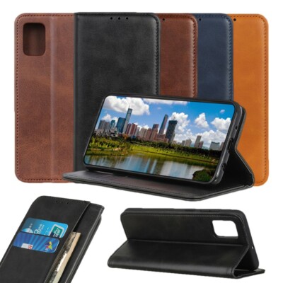 Wallet Case Echt Leder Magnet Handy Tasche Etui für Samsung Galaxy Note 20 Ultra