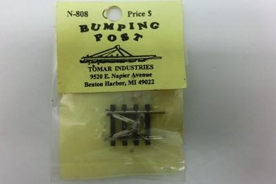 Tomar N #N-808 Bumping Post w/Insuat. Jointers (Made in the USA)  Black Ties