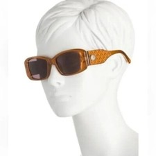 Le Specs 54mm Nouveau Riche Caramel Brown Sunglasses NWT MSRP 140