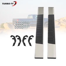 For Chevy Silverado GMC Sierra 19-22 Regular Cab 6" Side Step Bar Running Boards