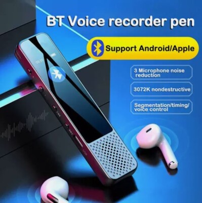 32GB Mini Bluetooth Rechargeable Digital Audio/Sound/ MP3 Player Voice Recorder